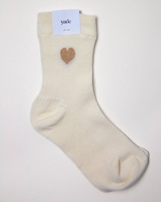 Chaussettes Love - Sweet White