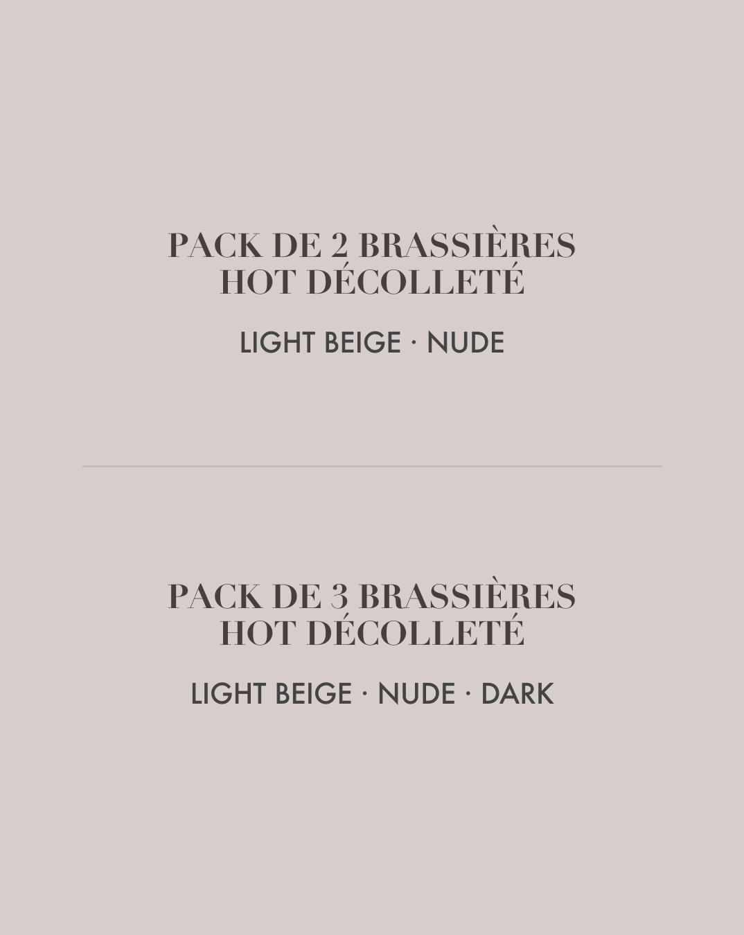Brassière Hot Décolleté