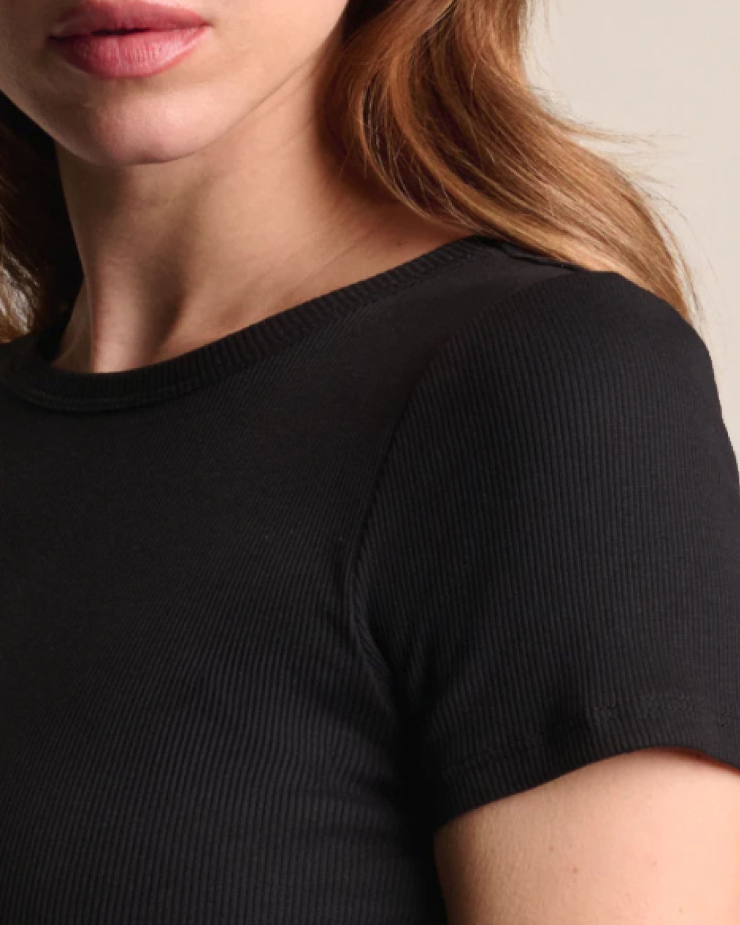 Tee-shirt Coton Côtelé