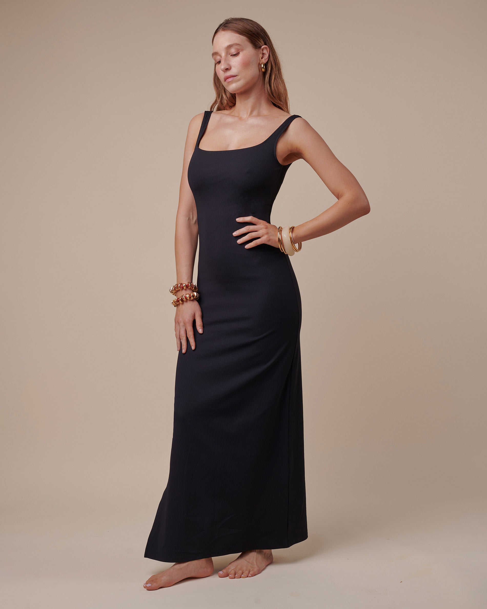Square Neck Sculpting Dress