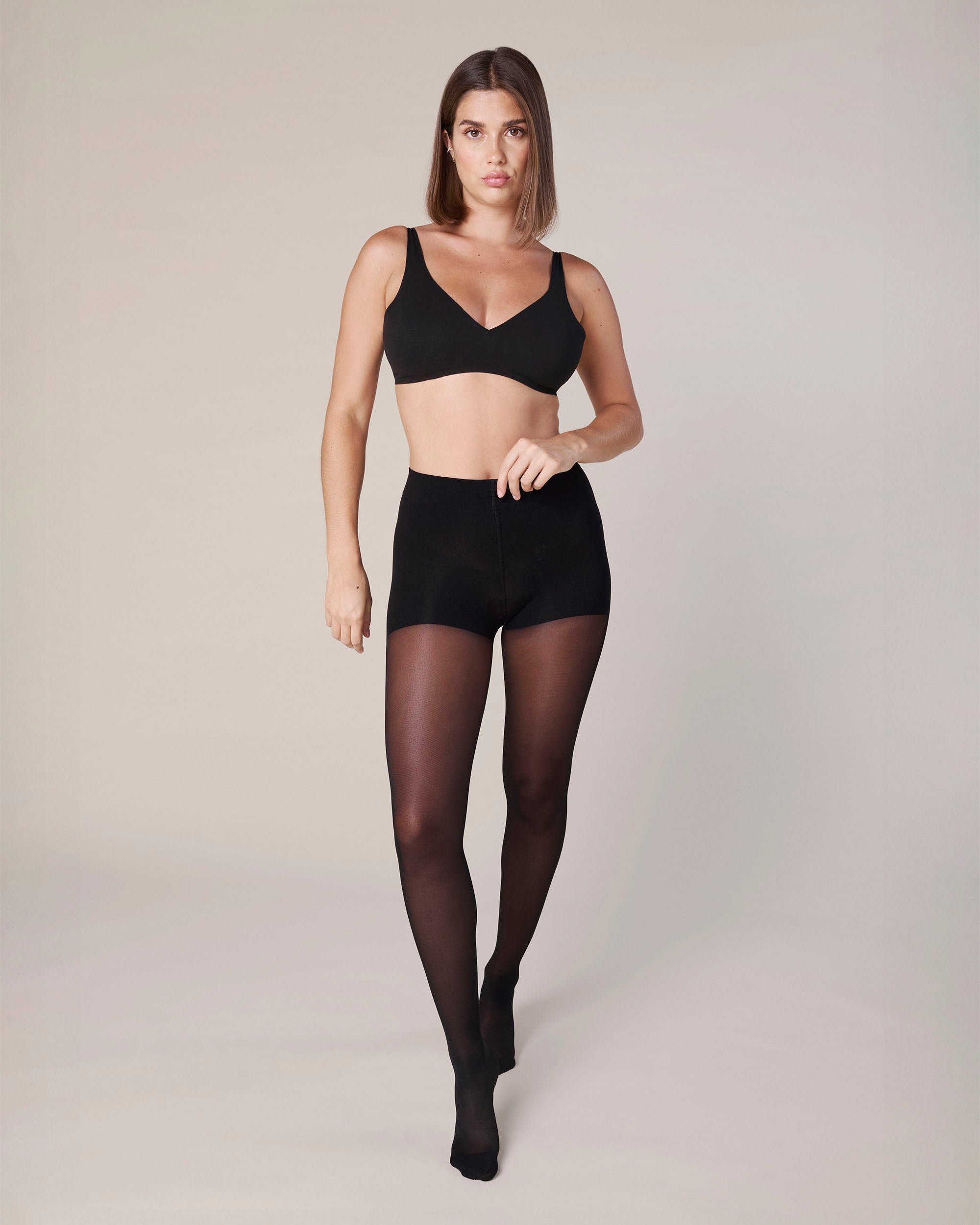 Le Collant Parfait - Shorty Confort - Dark 40D