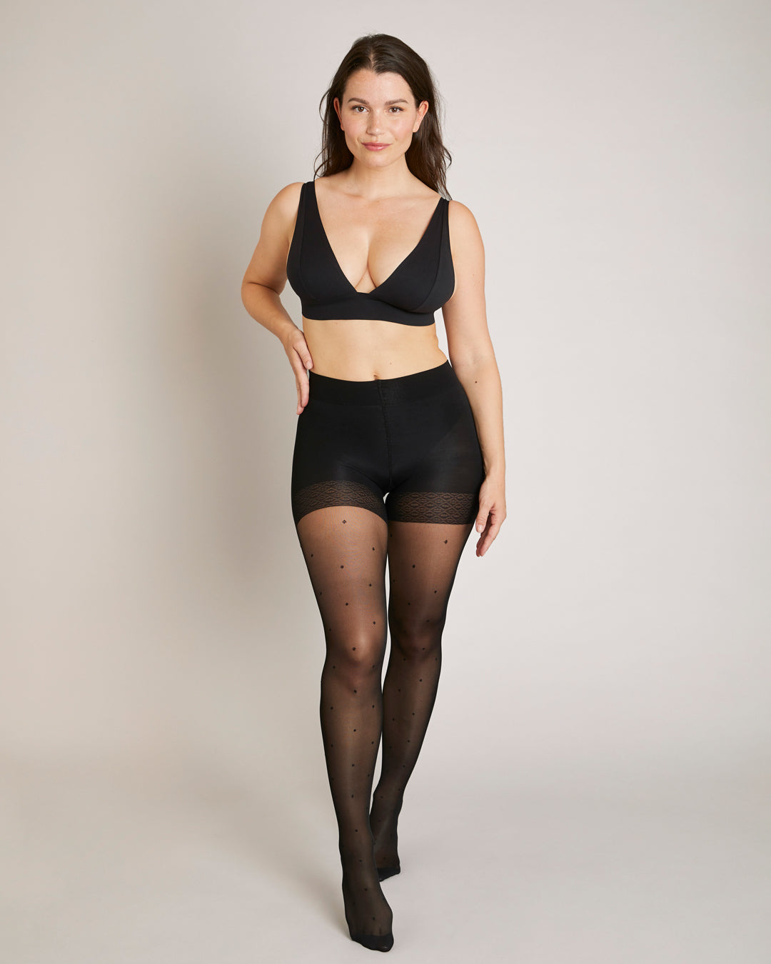 Le Collant Parfait - Shorty Sculptant - Plumetis - 2023