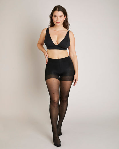 Le Collant Parfait - Shorty Sculptant - Plumetis - 2023