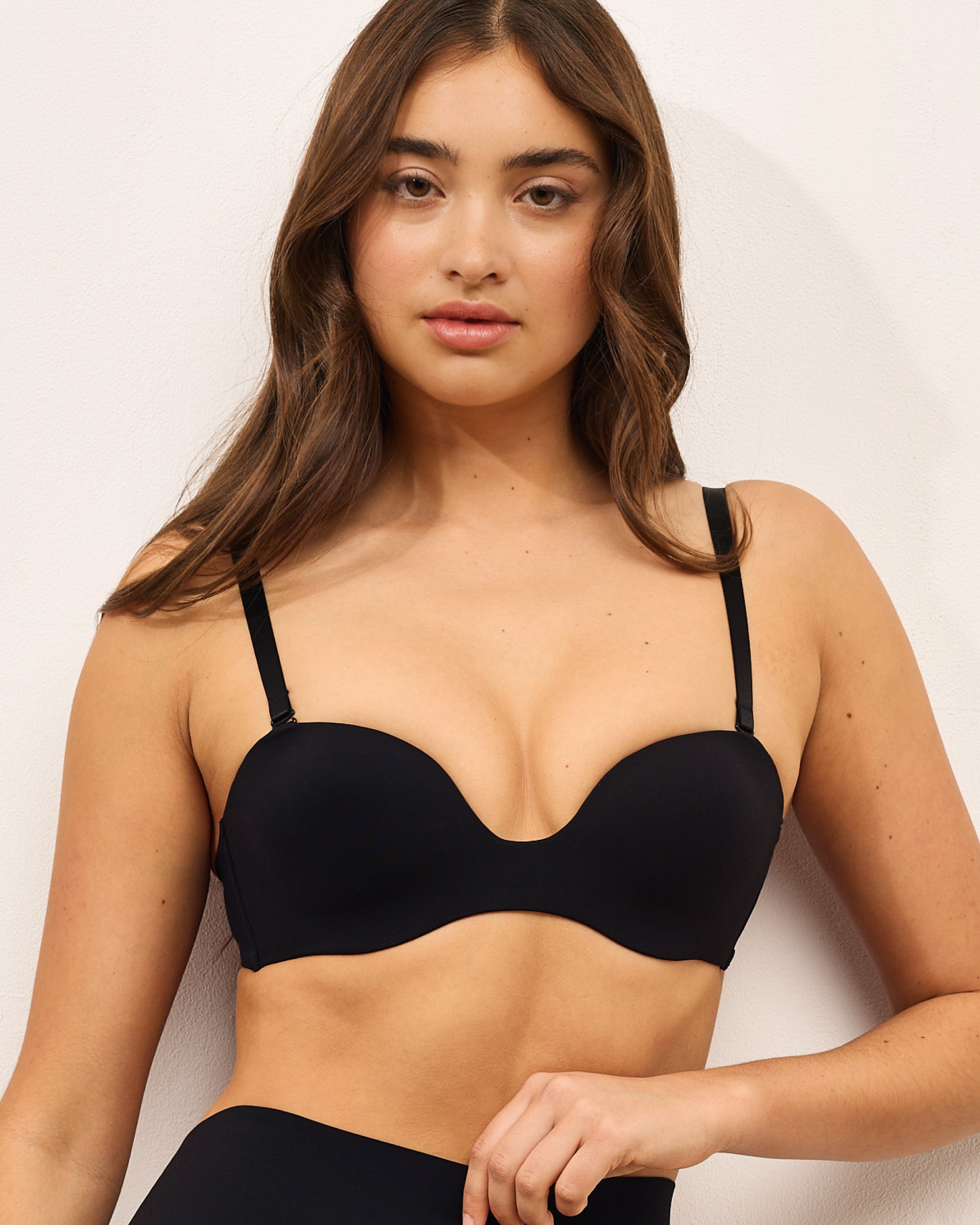 Deep Plunge Bra - Dark