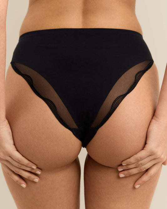 Wave Line High-Waisted Brief
