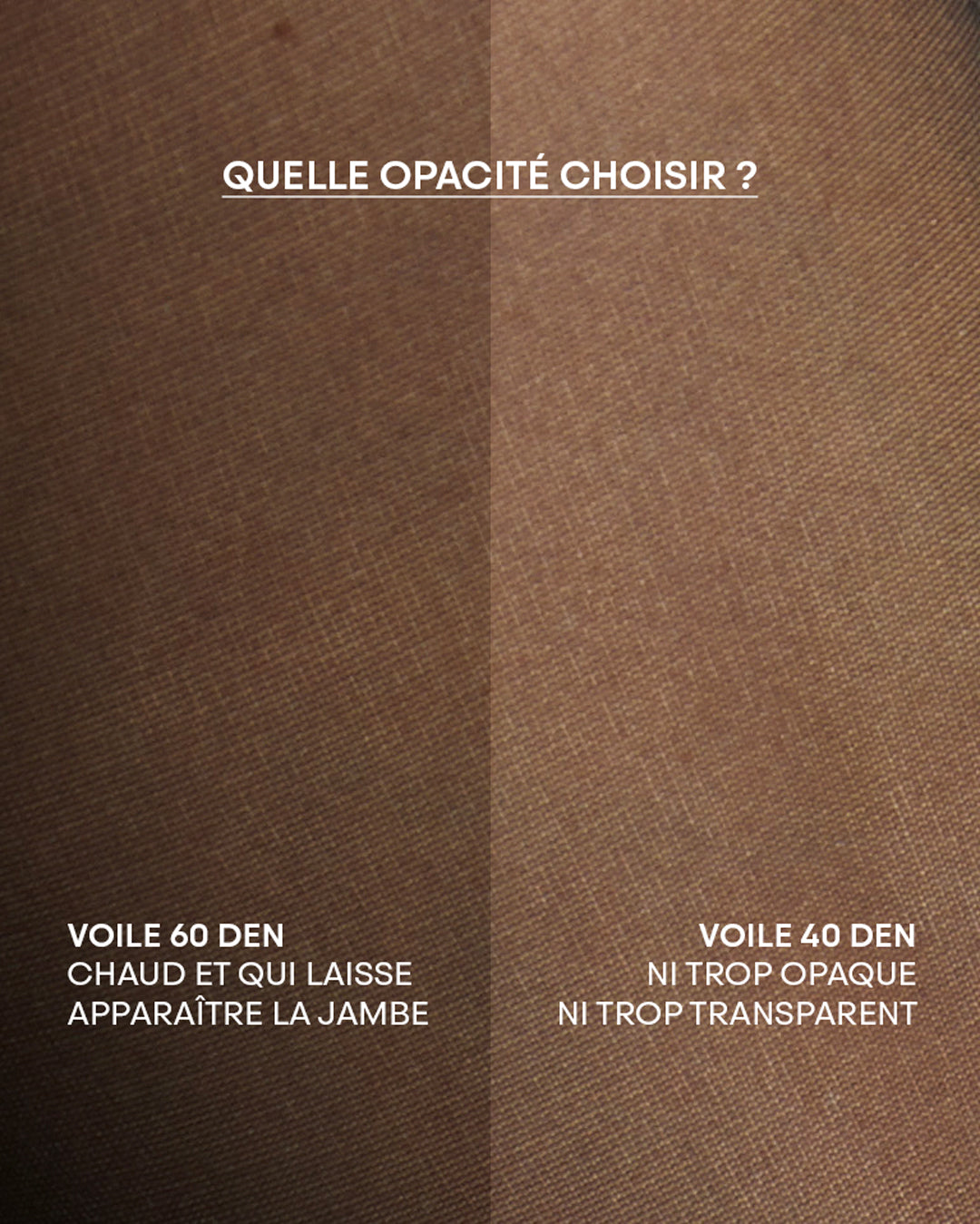 Le Collant Parfait - Sans Couture - Dark 40D