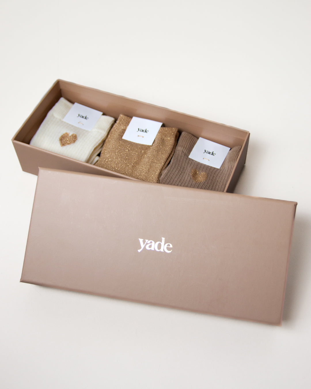 Coffret De 3 Paires De Chaussettes à Paillettes - Mignonne, Charmante, Coquette