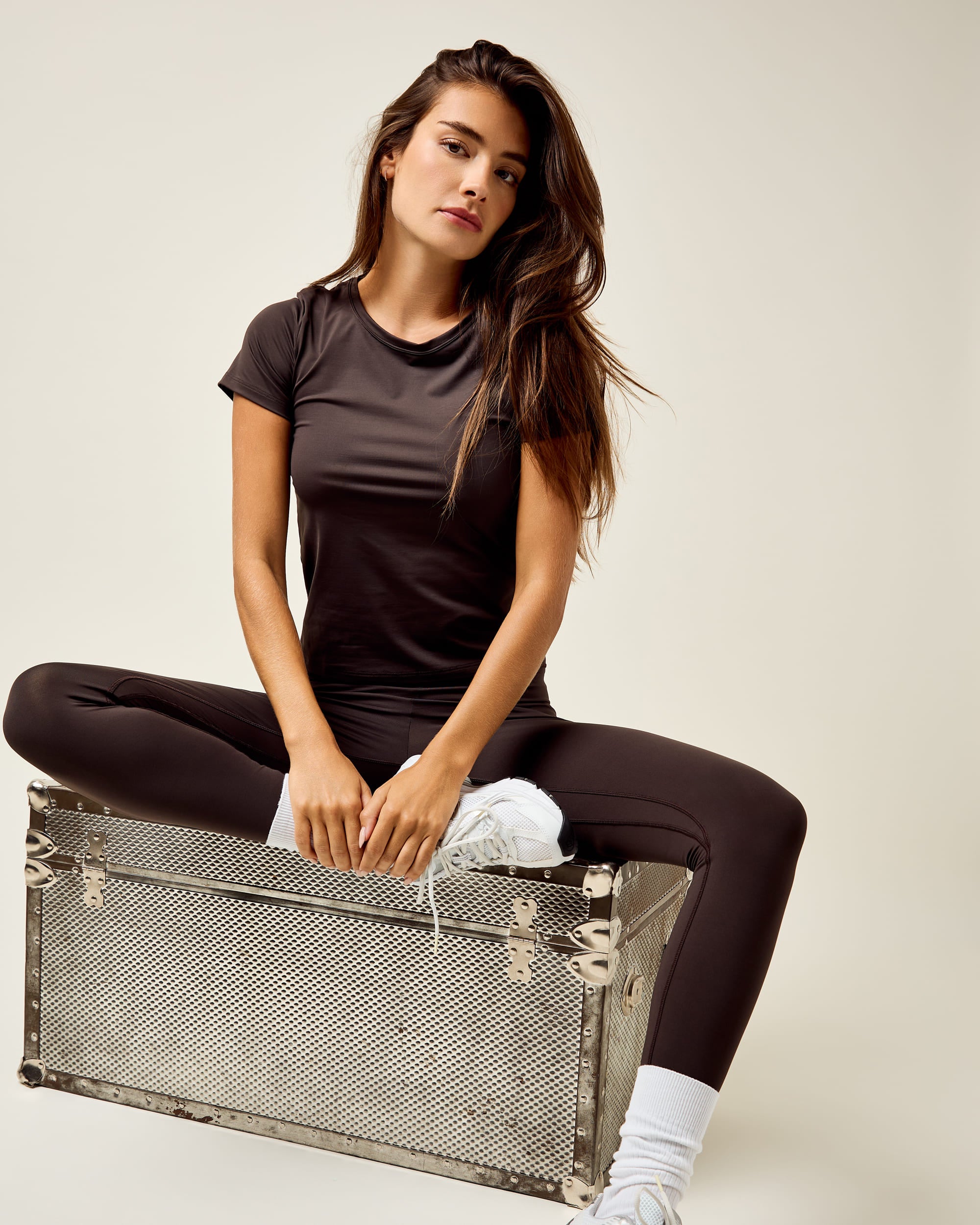 Legging Taille Haute Sport - Dark Brown
