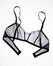 Soft Mesh Plumping Bra - Dark