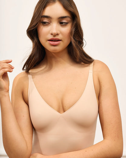 Combinaison Hot Décolleté - Light Beige