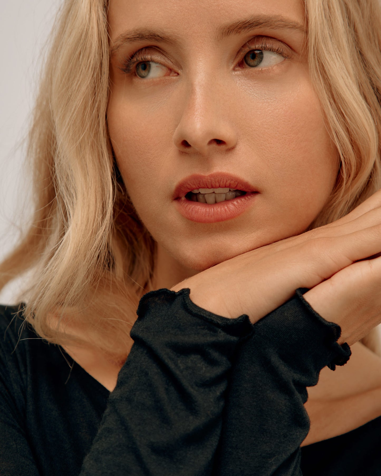 Top Encolure Évasée Cachemire & Modal