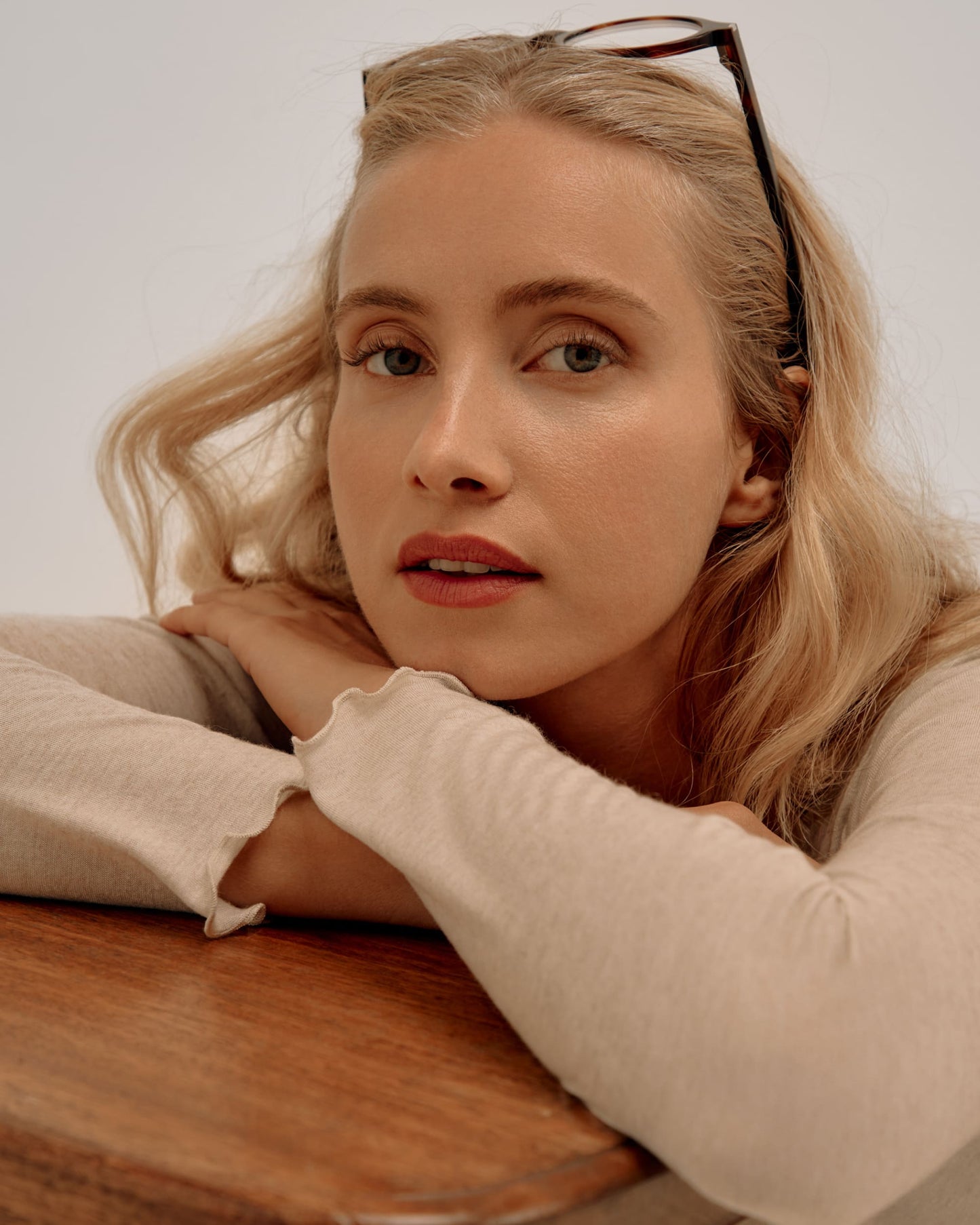 Top Encolure Évasée Cachemire & Modal