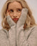 Cardigan Col Rond avec Alpaga - Grey