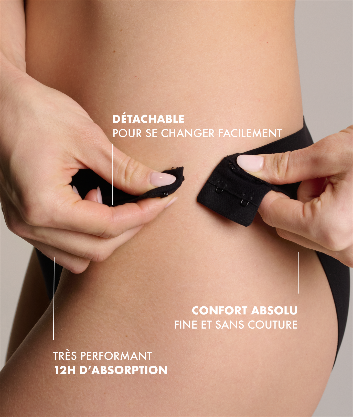 Heavy-Flow - Detachable Menstrual Brief 