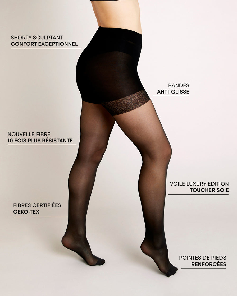 Le Collant Parfait - Shorty Sculptant 40 deniers | Nouvelle Édition Toucher Soie