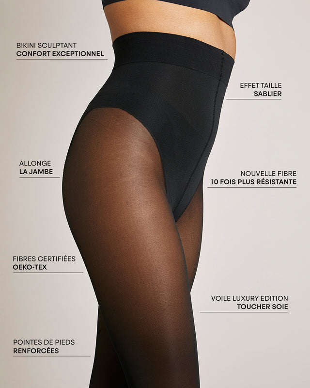 Le Collant Parfait - Bikini Sculptant 40 DEN  | Edition Toucher Soie