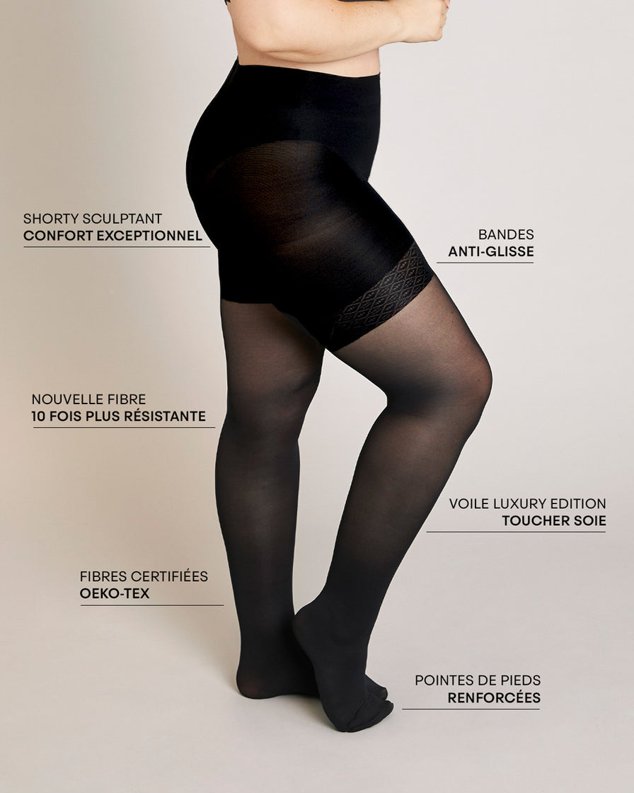 Le Collant Parfait - Shorty Sculptant 60 deniers | Nouvelle Édition Toucher Soie