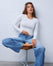 Top Manches Longues Coton - Off White