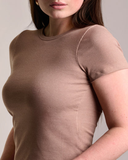 Tee-shirt Coton Côtelé