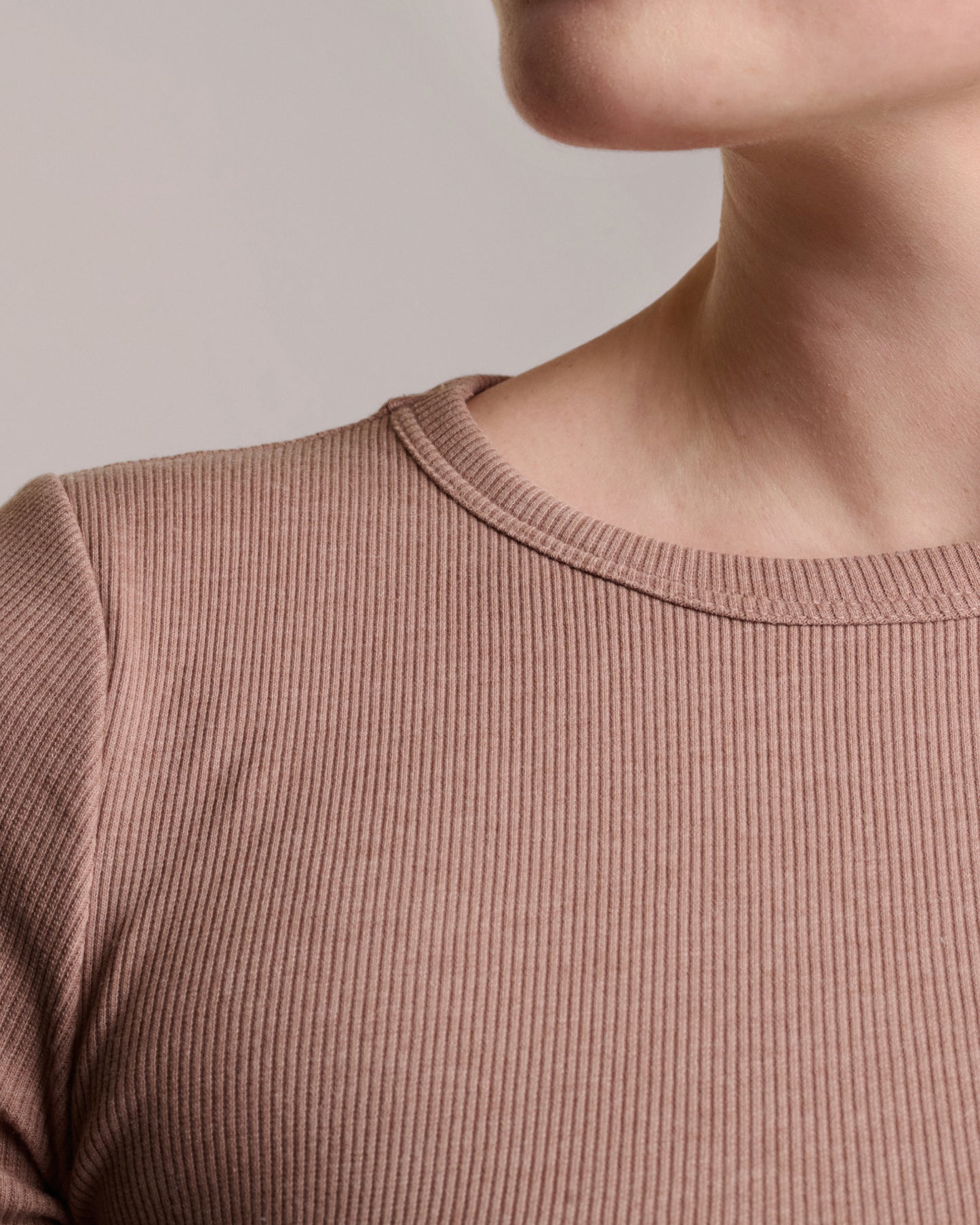 Tee-shirt Coton Côtelé