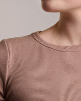 Ribbed Cotton Tee-shirt