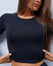Long Sleeve Cotton Top - Dark