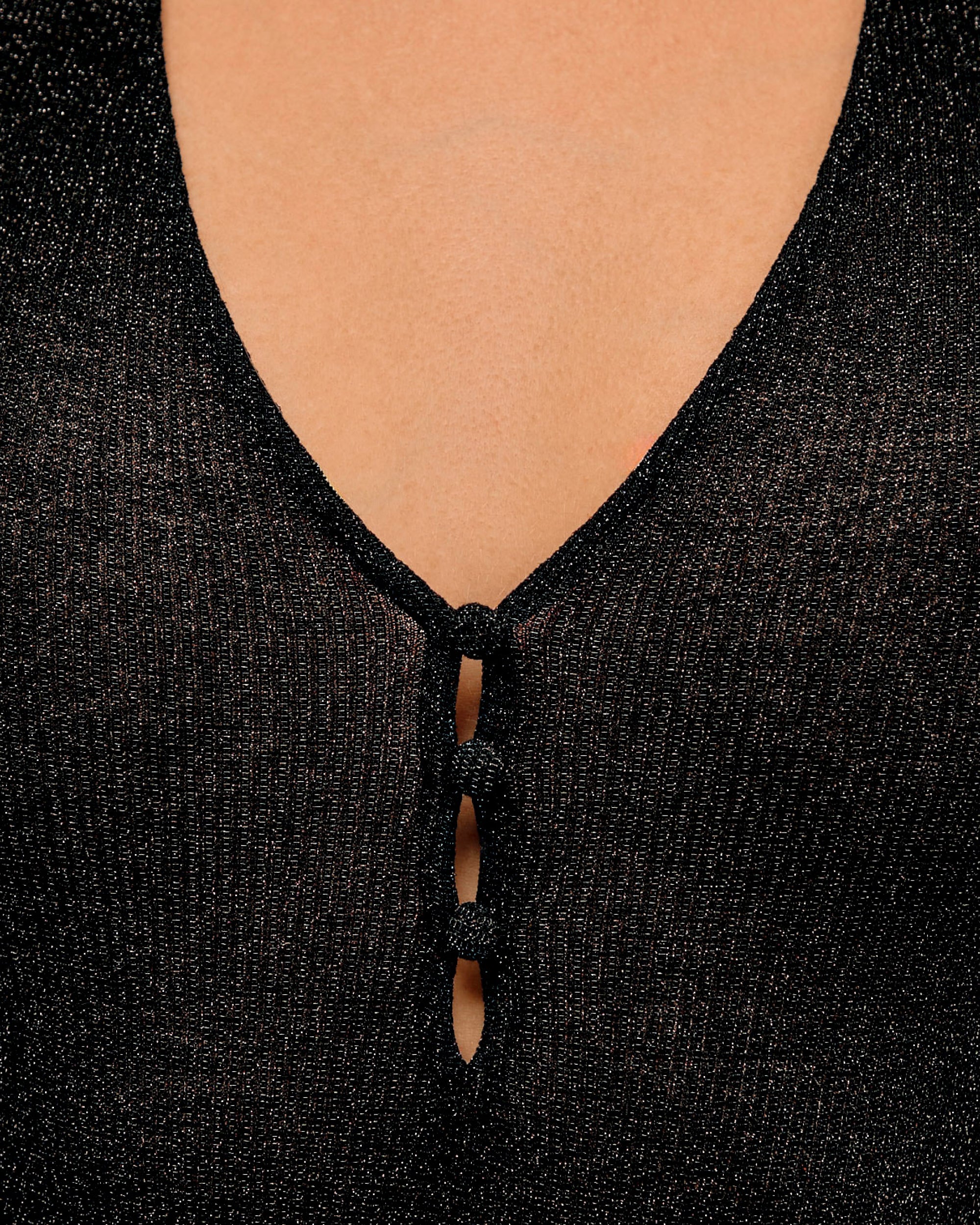 Body Décolleté Plongeant Black Glitter