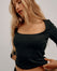 Top Décolleté Carré Coton Croquet
