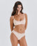 Brassière Repulpante Floral Lace - Poudre