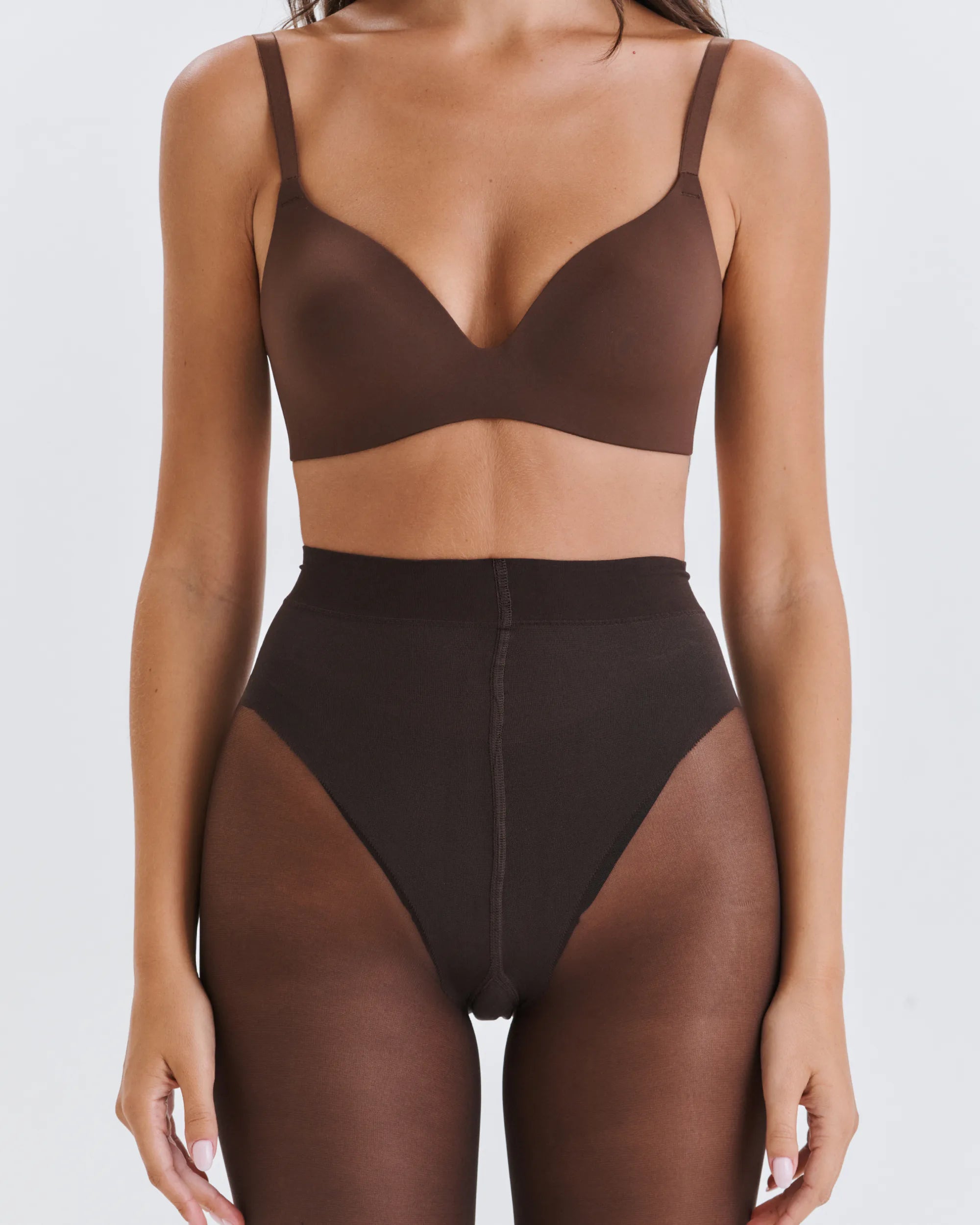 Sculpting Bikini Tights – Brown 40D