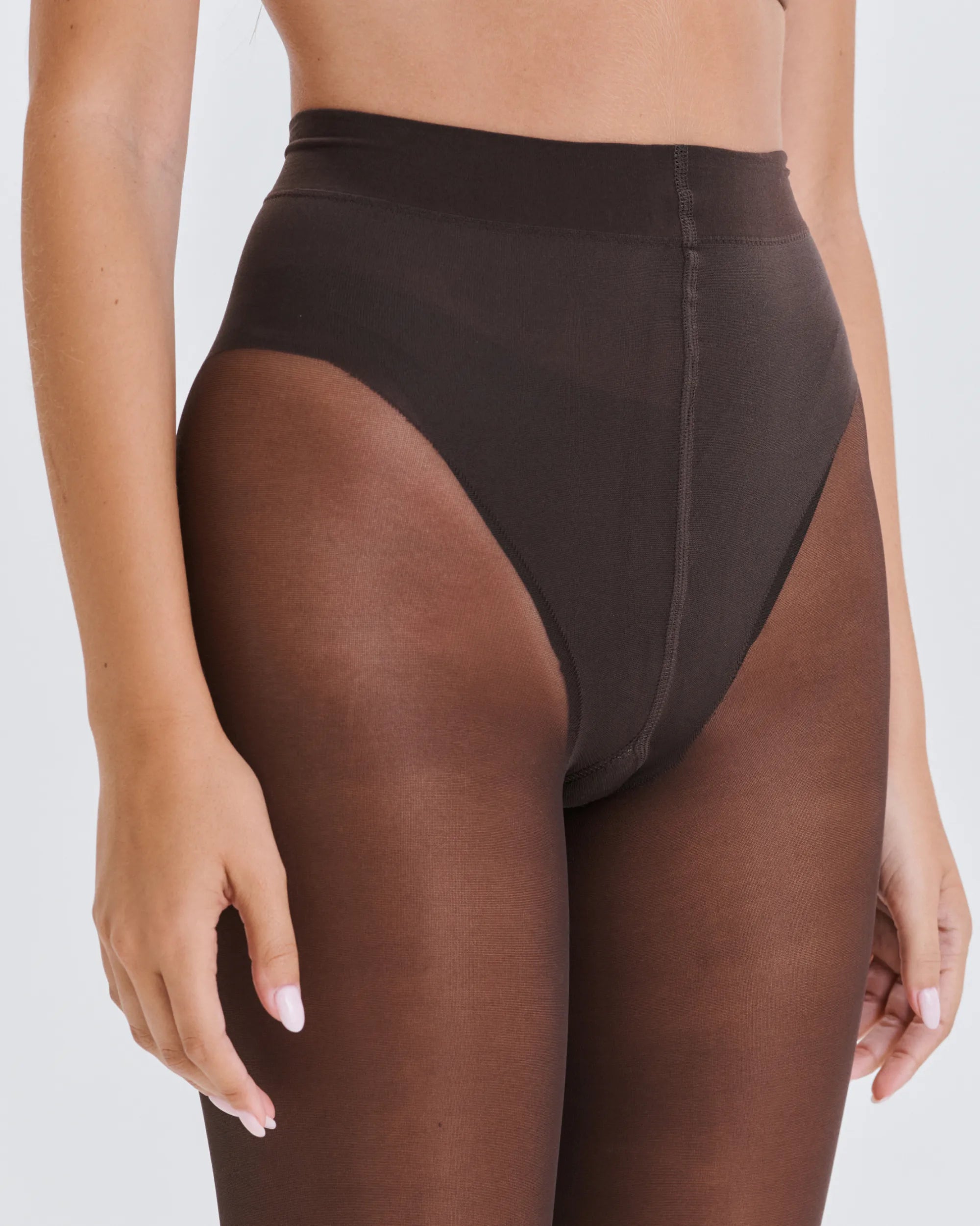 Sculpting Bikini Tights – Brown 40D