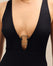 One-Piece Swimsuit with Gold Detail Scarf - Dark