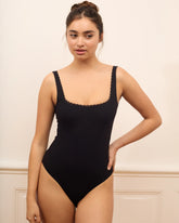 Body Dos Nu Coton Dentelle - Dark