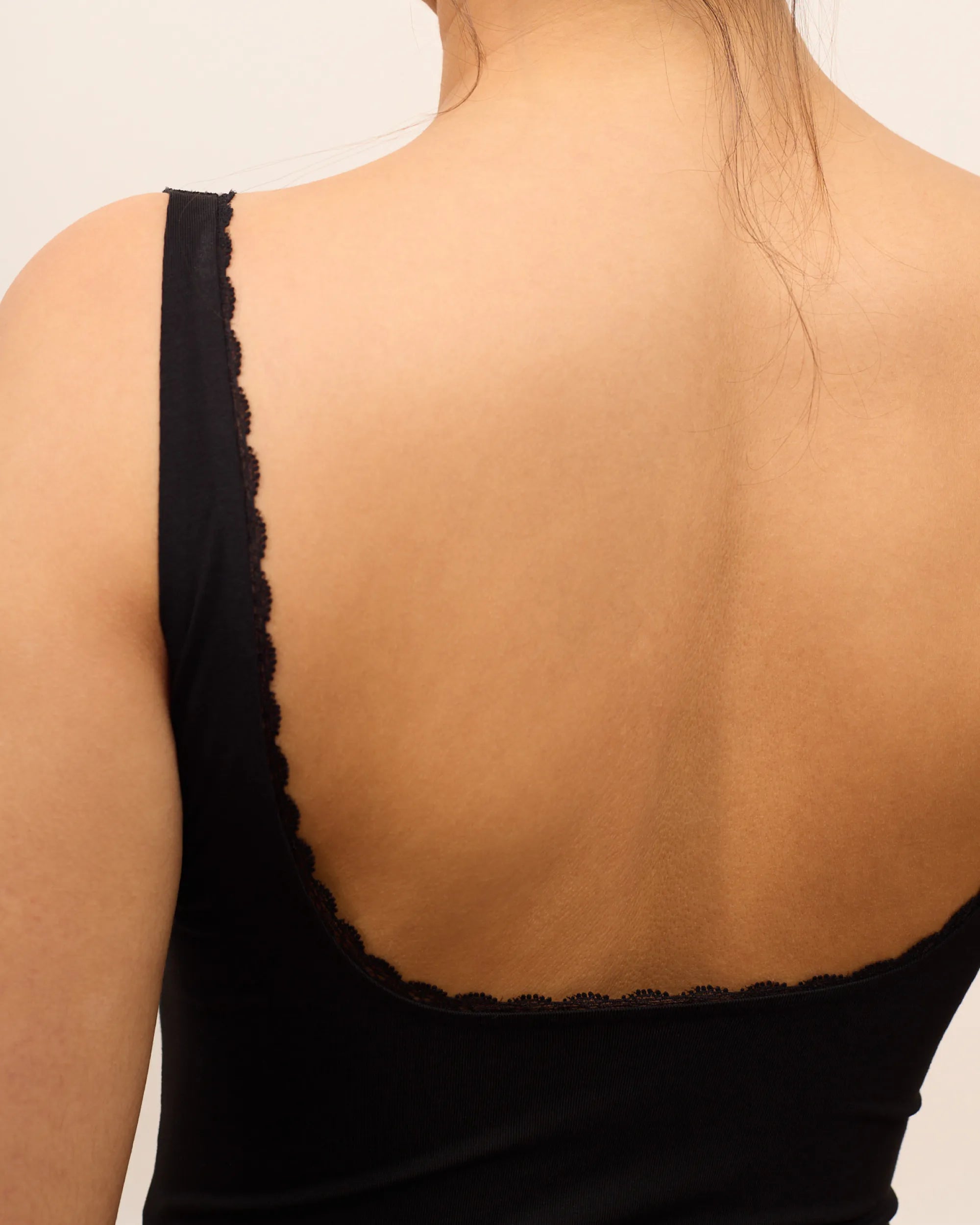 Body Dos Nu Coton Dentelle - Dark