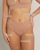 Culotte Menstruelle Parfaite - Mi-haute - Nude