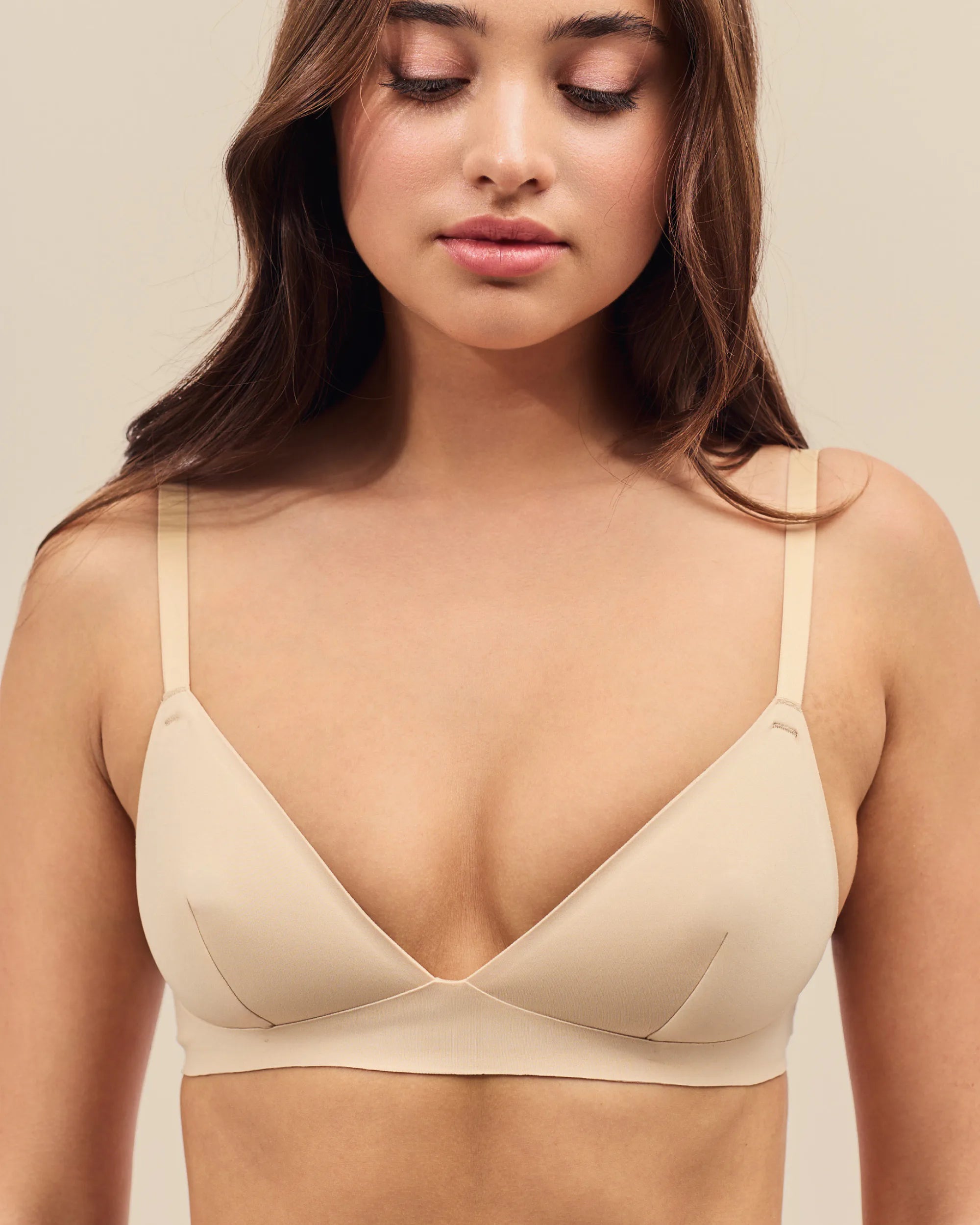 Brassière Triangle - Light Beige