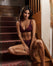Dark Garden Deep-Neckline Bralette - Burgundy