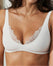 Dark Garden Low-Cut Bralette - Off-white