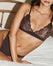 Brassière Mini Triangle Dark Garden - Mocha