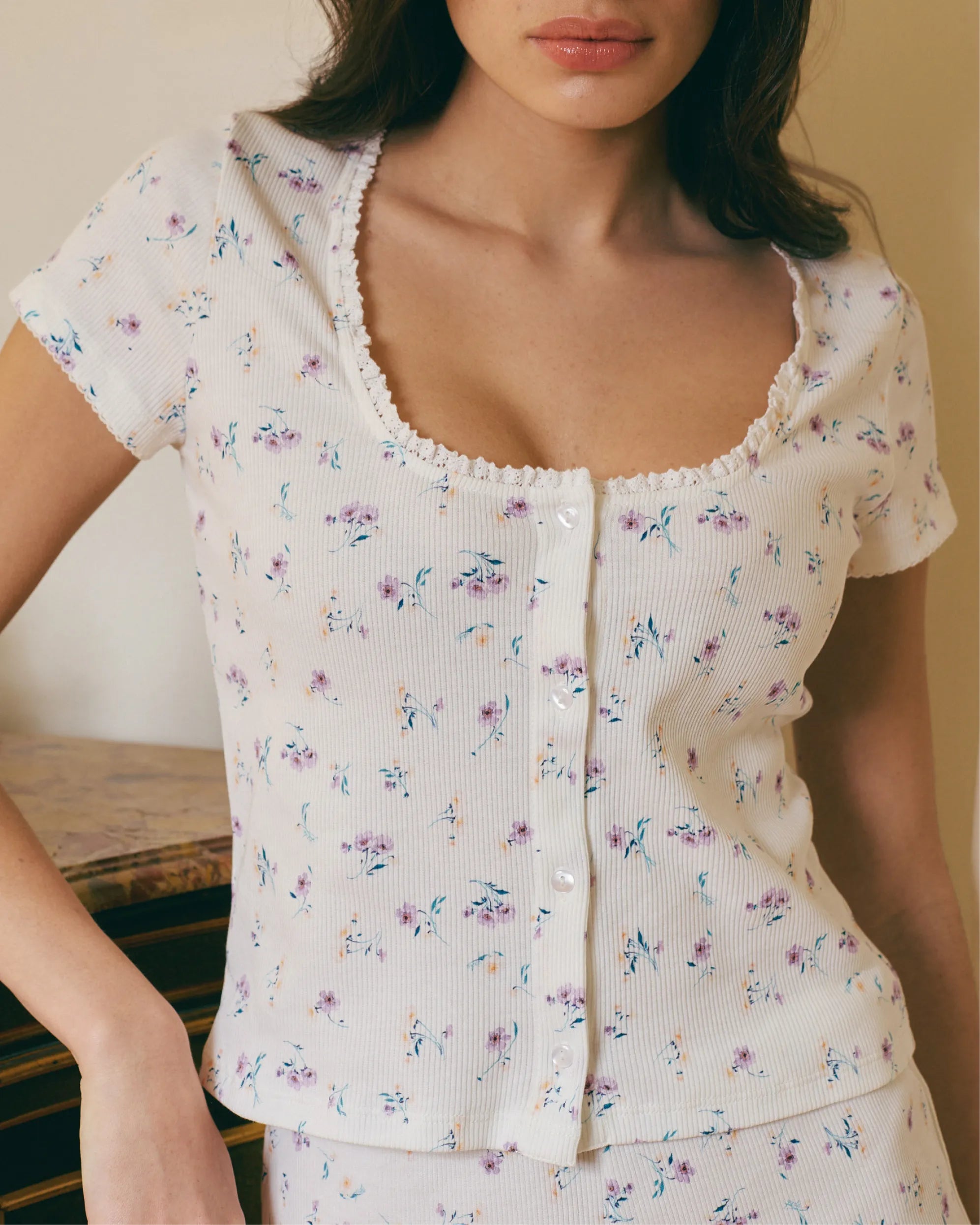 Haut de pyjama - Sweet Bloom - Blooming Night