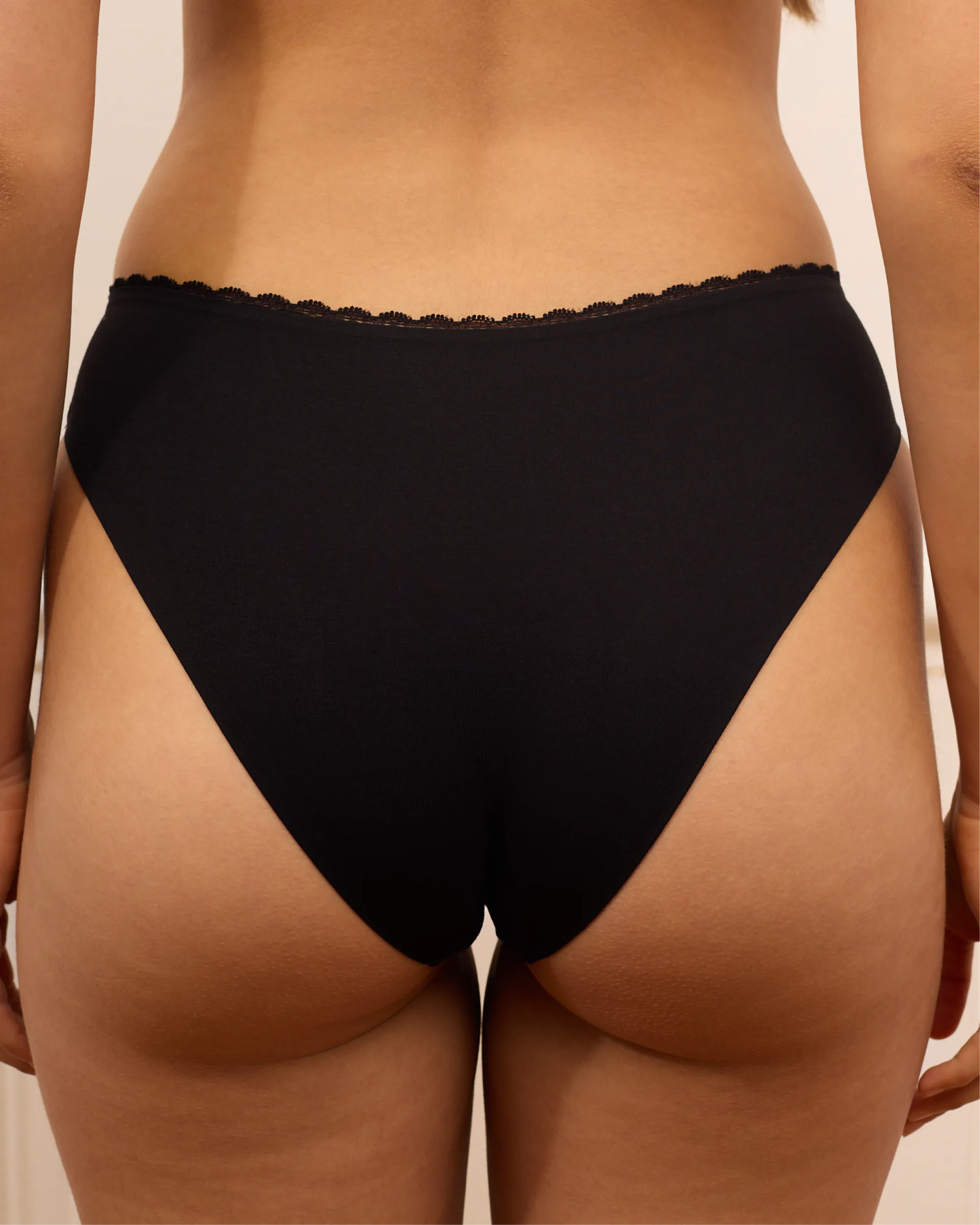 Culotte Cotton Lace - Dark