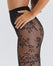 Collant Dentelle Florale - Dark