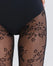 Collant Dentelle Florale - Dark