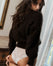 Pull Manches Torsadées - Mocha