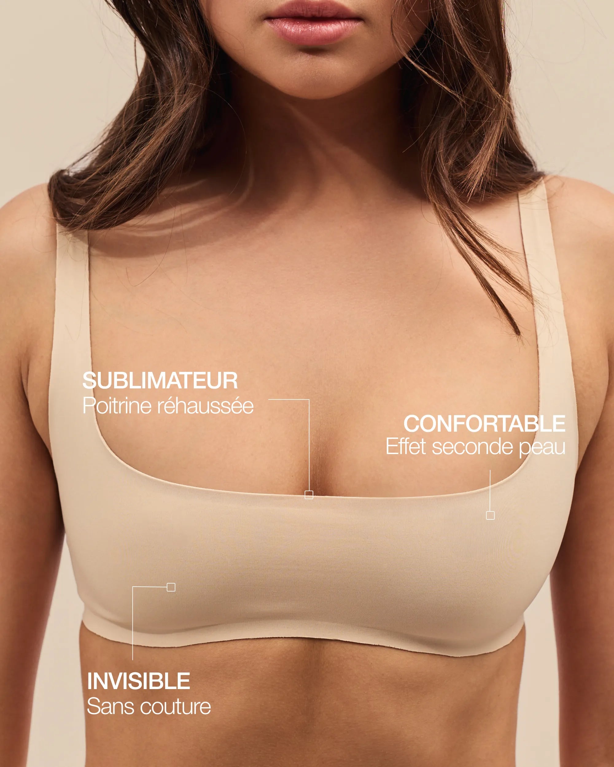 Brassière Repulpante Mini - Light Beige