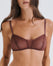 Soft Mesh Plumping Bra - Grape