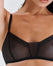 Soft Mesh Plumping Bra - Dark