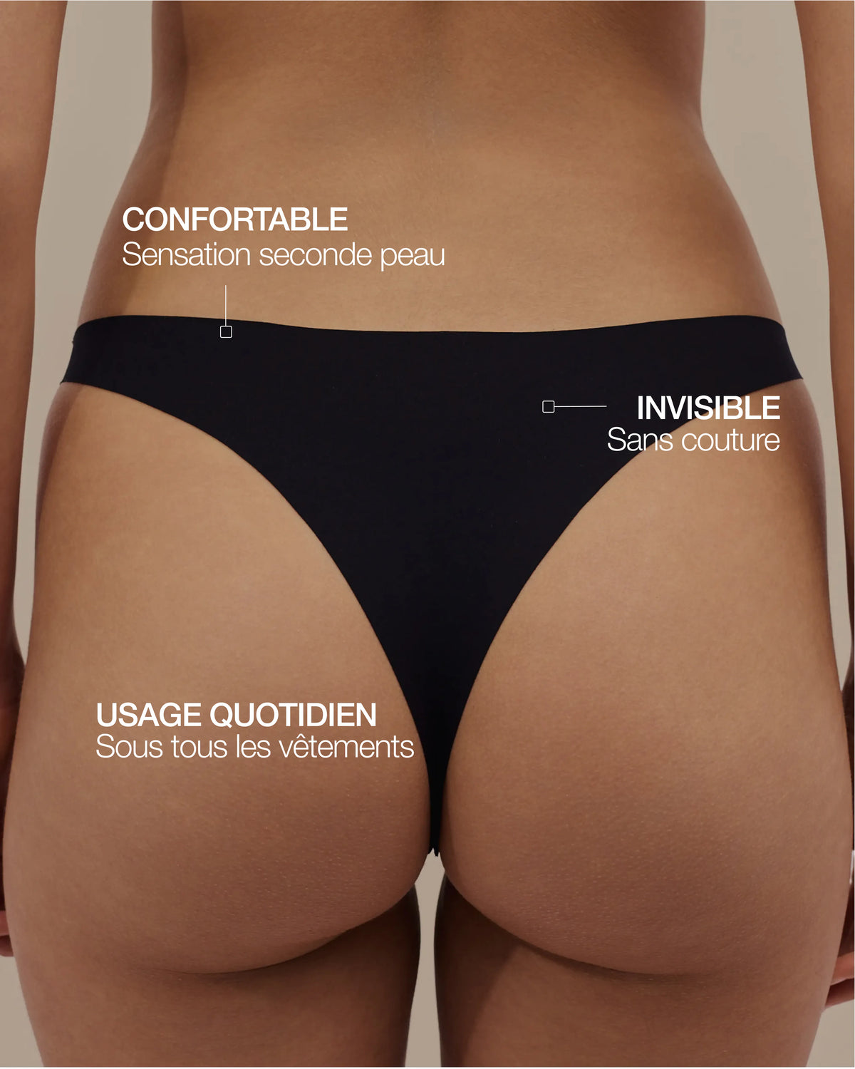 Tanga Invisible - Dark