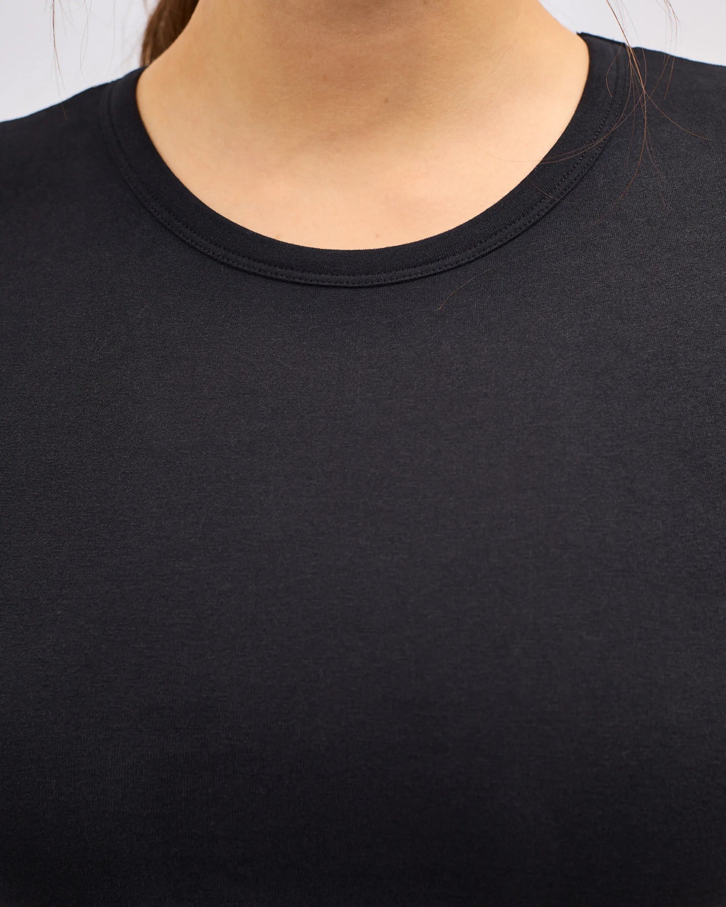 Tee-Shirt Décolleté Coton No Bra - Dark