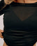 Cashmere & Modal Flared-Neckline Top - Dark
